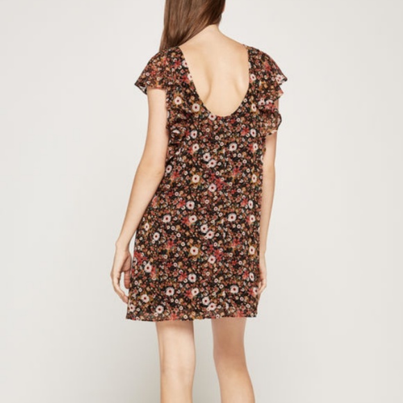 NWT BCBGeneration Great Outdoors Ruffle Dress - Picture 2 of 8